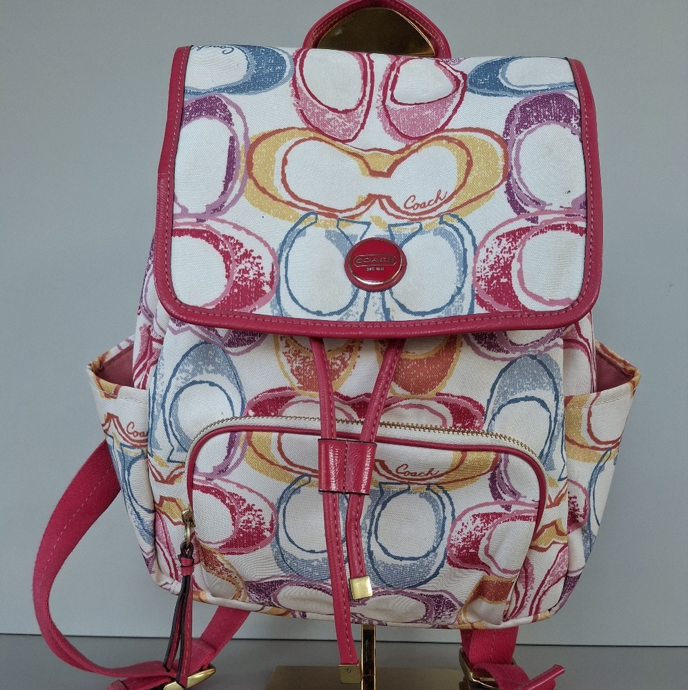Coach Multicolor Backpack - Picture 2 of 15